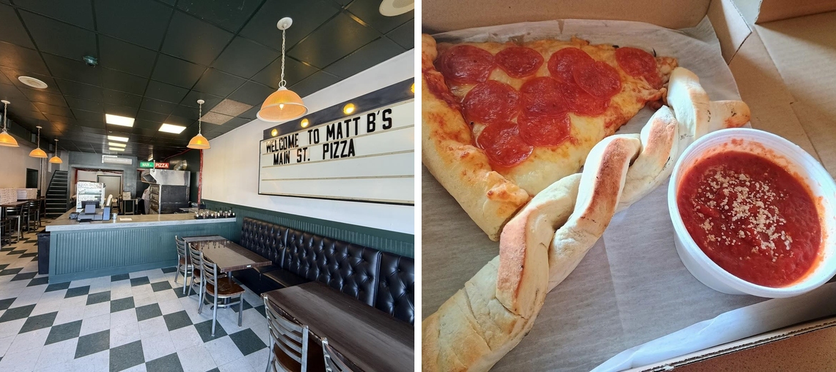 Matt B's Main Street Pizza Menu